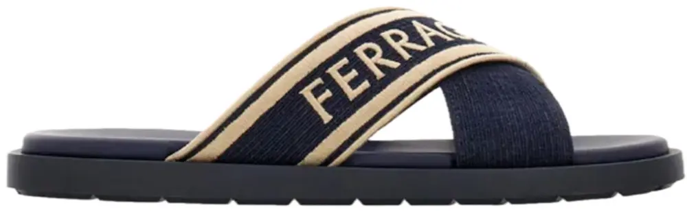 Dép Salvatore Ferragamo Sandal ‘Midnight Blue’ 028587-774206