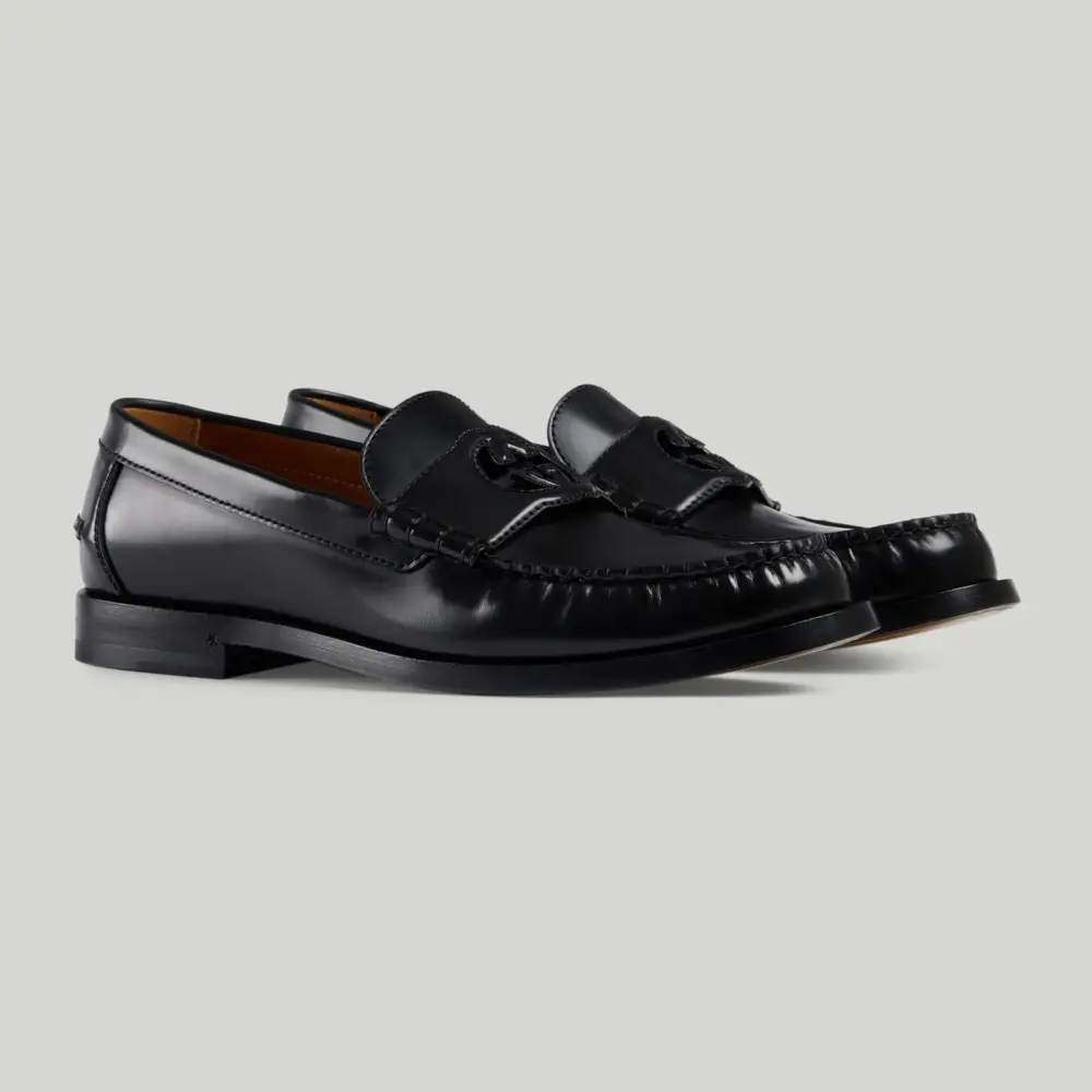 Giày Gucci Interlocking G Loafer ‘Black’ 738470-17X00-1000 - Ảnh 3