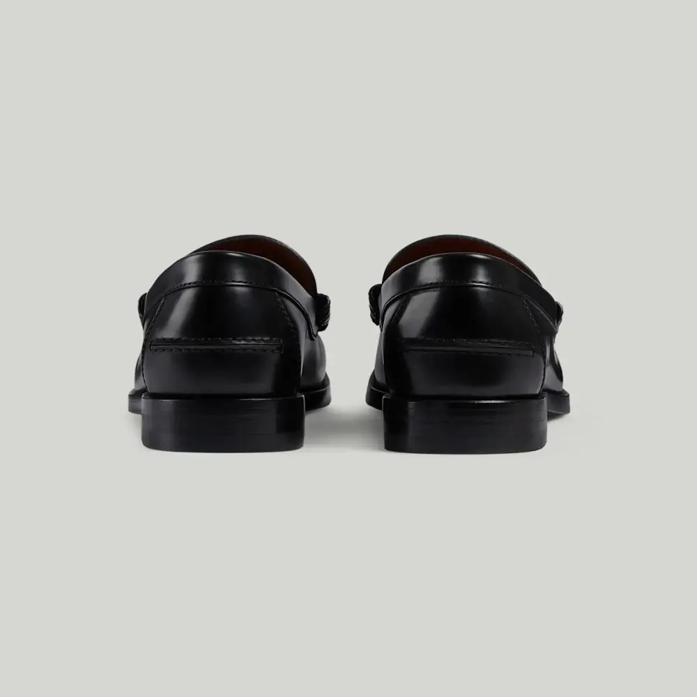 Giày Gucci Interlocking G Loafer ‘Black’ 738470-17X00-1000 - Ảnh 4