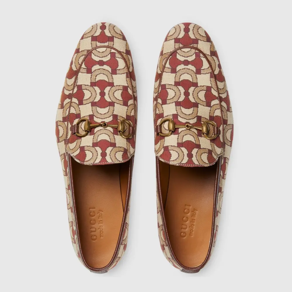 Giày Gucci Jordaan Loafer ‘Beige Orange’ 430088-FAB9C-9558 - Ảnh 6