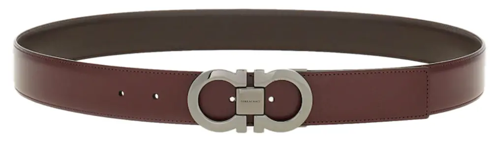 Thắt Lưng Salvatore Ferragamo Adjustable Gancini Belt ‘Oxblood’ 679535-778226