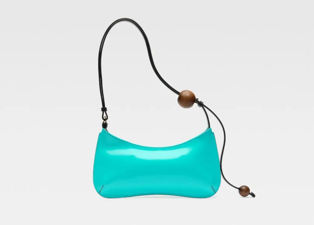 Túi Jacquemus The Bisou Perle ‘Turquoise’ 233BA057-3128-340 - Ảnh 4
