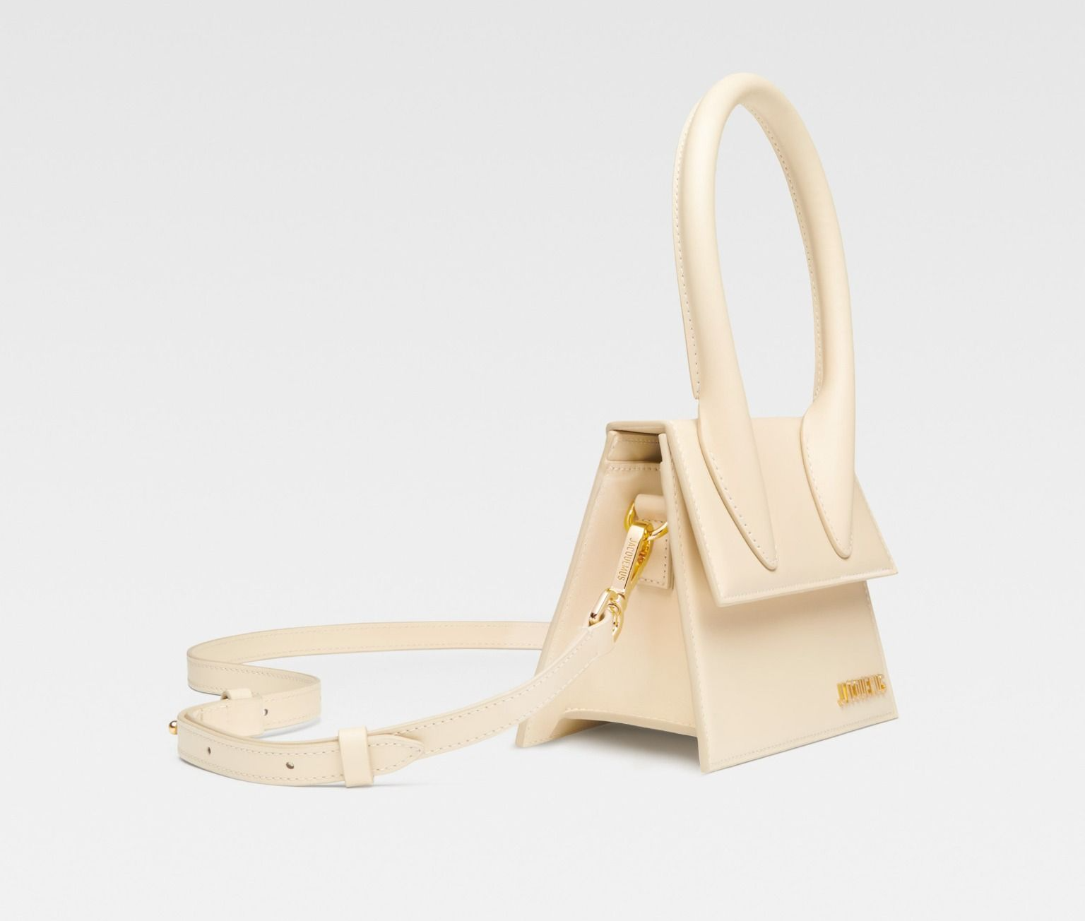 Túi Jacquemus The Medium Chiquito ‘Ivory’ 213BA002-3060-120 - Ảnh 4