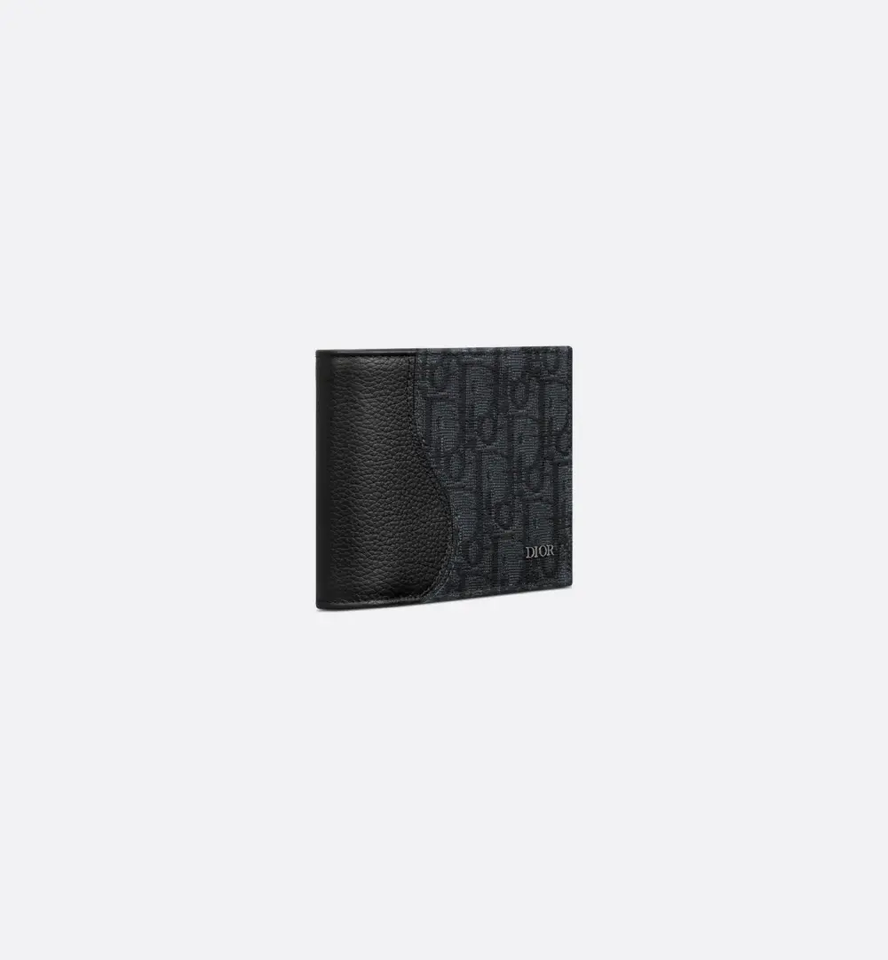 Ví Dior Saddle Bifold Card Holder 'Black' 2ADBH076YKS-H03E - Ảnh 3