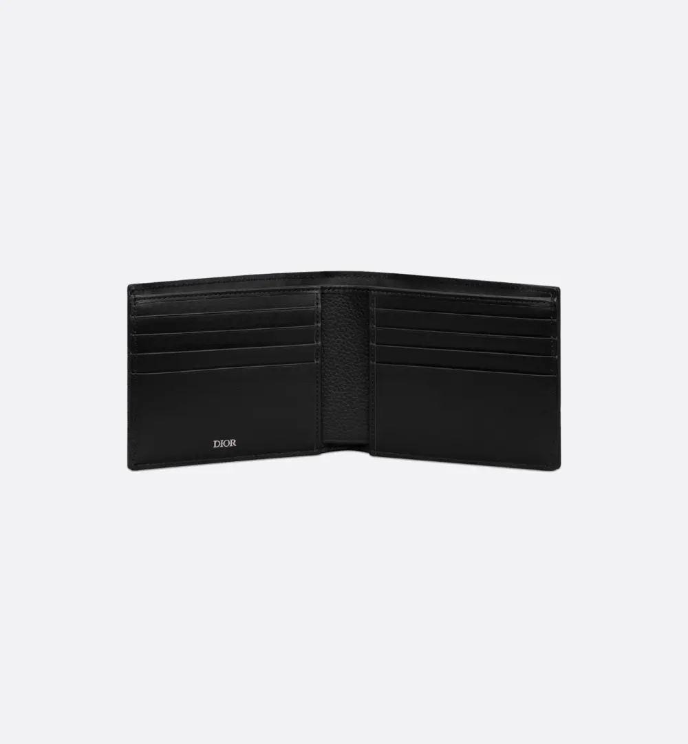 Ví Dior Saddle Bifold Card Holder 'Black' 2ADBH076YKS-H03E - Ảnh 4