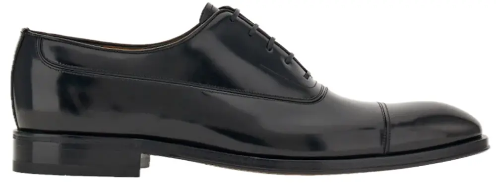 Giày Salvatore Ferragamo Oxford With Toe Cap ‘Black’ 021625-762477