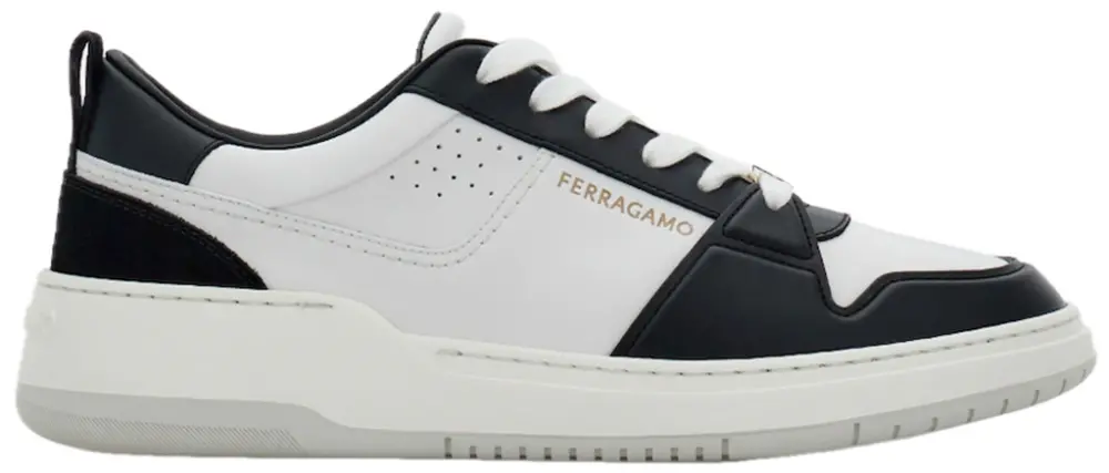 Giày Salvatore Ferragamo Suede Patch ‘Black White’ 022376-770882
