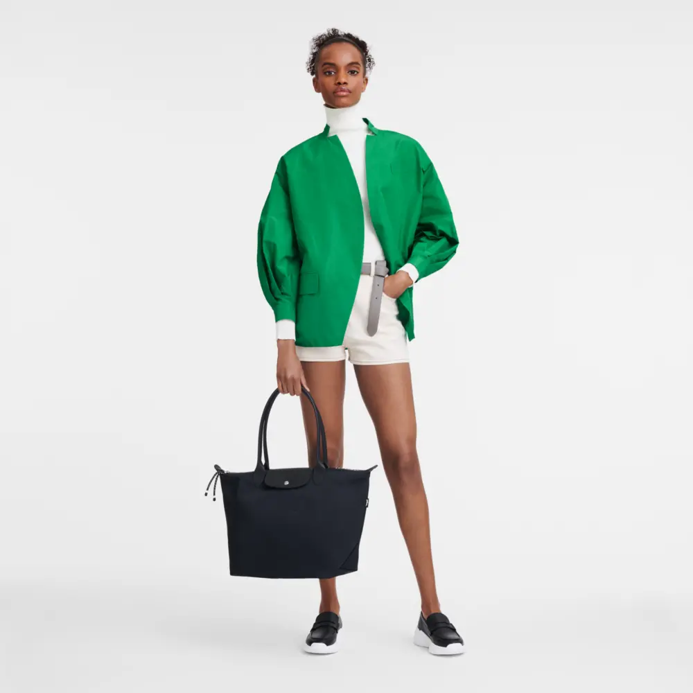 Alternative view of Túi Longchamp Le Pliage Collection L Tote Bag 'Black' L1899HSR001