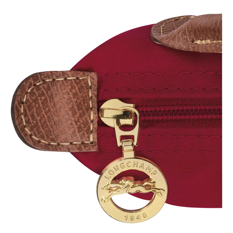 Túi Longchamp Le Pliage Original Pouch With Handle 'Red' 34175089P59 - Ảnh 5
