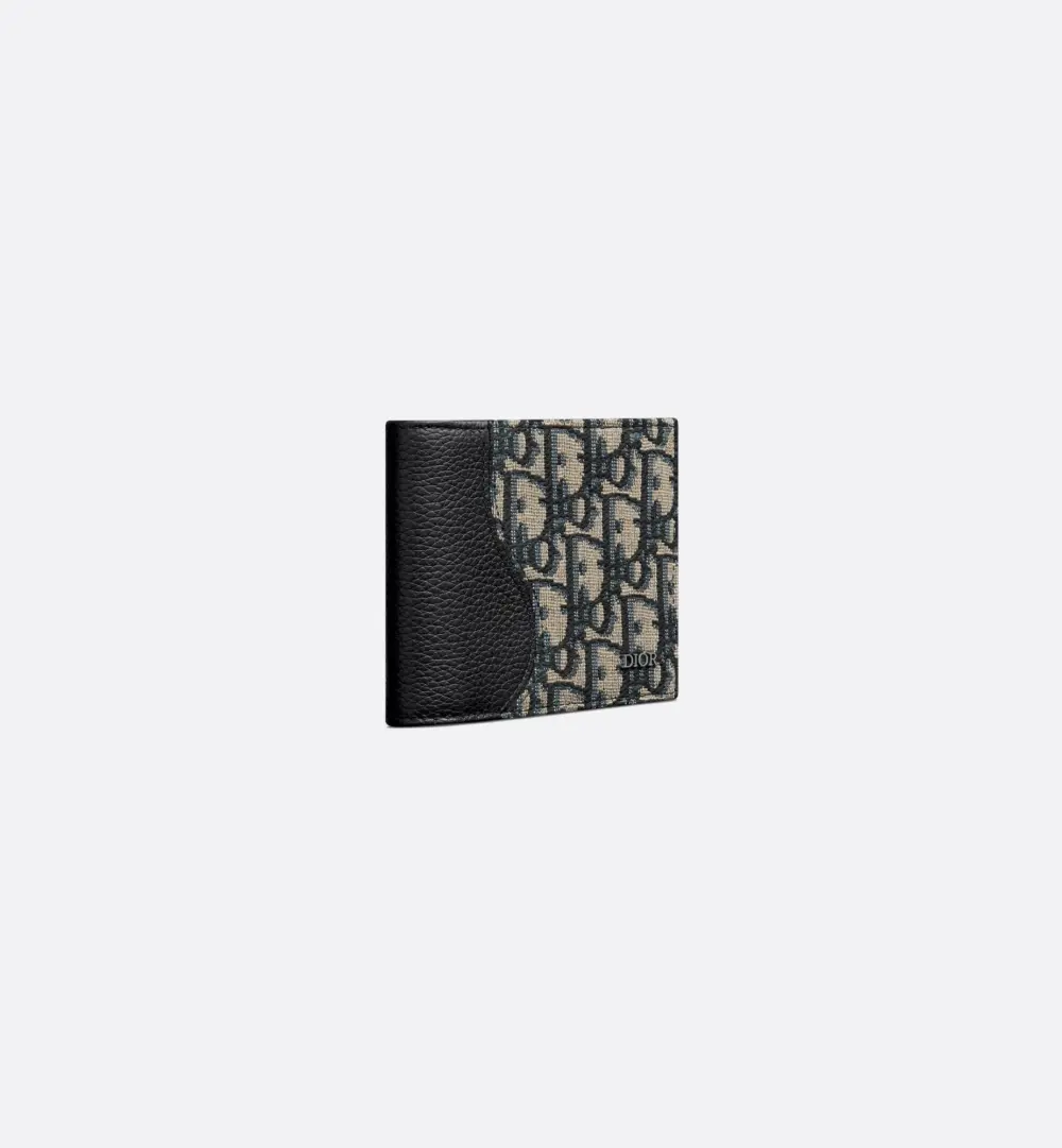 Ví Dior Saddle Bifold Card Holder 'Beige Black' 2ADBH076YKS-H05E - Ảnh 3