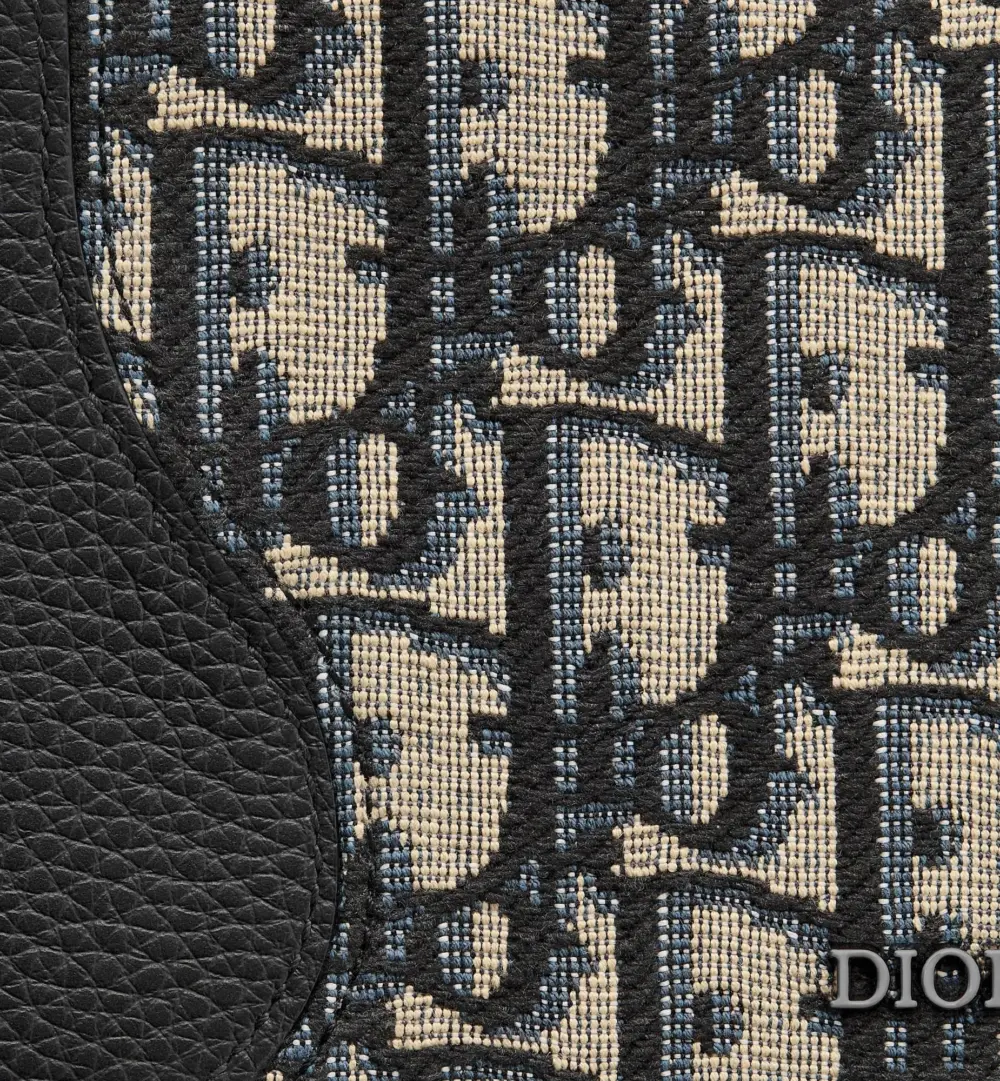 Ví Dior Saddle Bifold Card Holder 'Beige Black' 2ADBH076YKS-H05E - Ảnh 5
