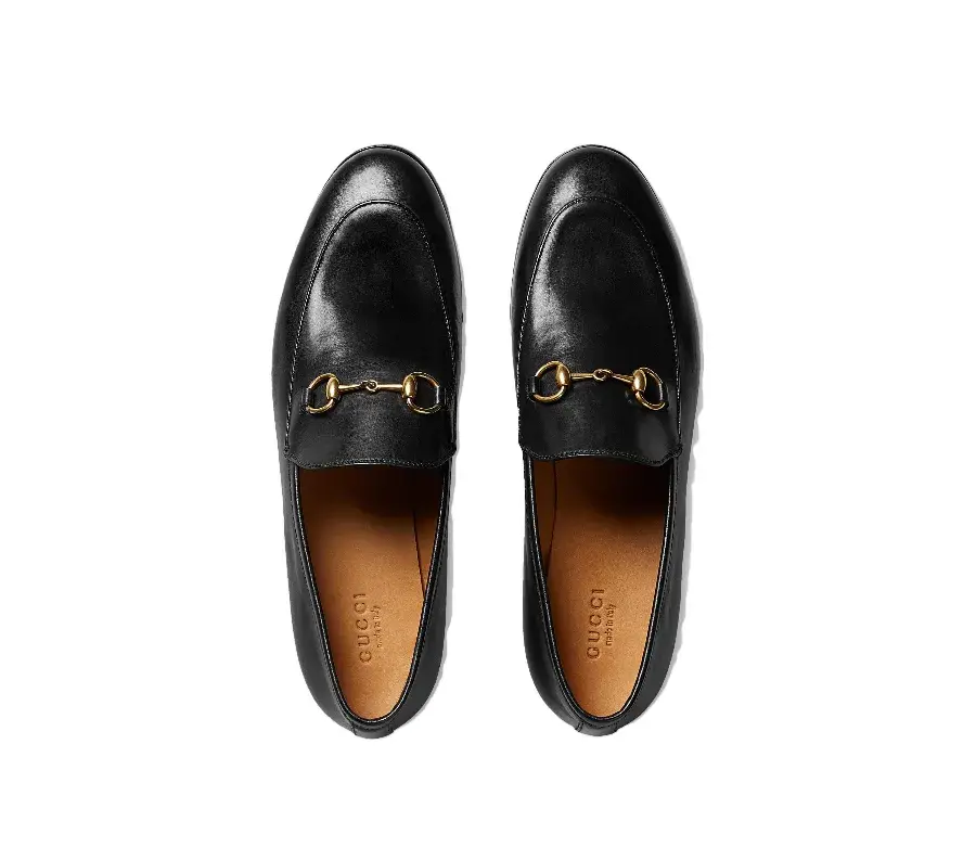 Giày Gucci Leather Horsebit ‘Black’ 570894-0G0V0-1000 - Ảnh 3