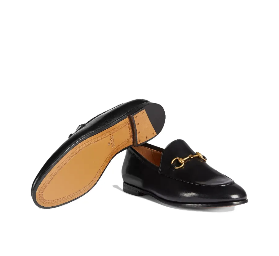 Giày Gucci Leather Horsebit ‘Black’ 570894-0G0V0-1000 - Ảnh 4