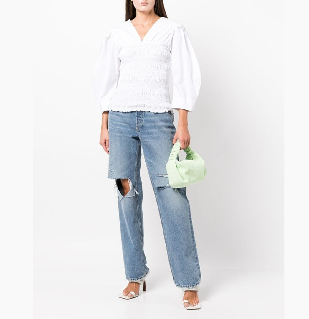 Túi Alexander Wang Scrunchie Small Bag In Jacquard Velour 'Mojito Jacquard' 20123R31T315 - Ảnh 2