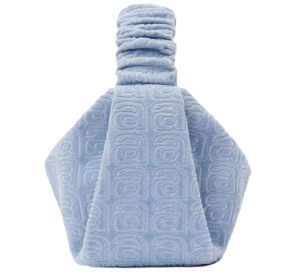 Túi Alexander Wang Scrunchie Small Bag In Jacquard Velour 'Oxford Jacquard' 20123R31T450 - Ảnh 5