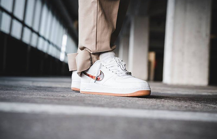 Giày Nike Air Force 1 Travis Scott ‘White’ AQ4211-100 - Ảnh 4
