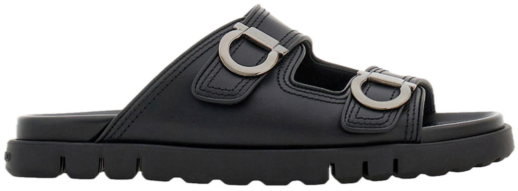 Dép Salvatore Ferragamo Double-strap Sandal ‘Black’ 027970-774491