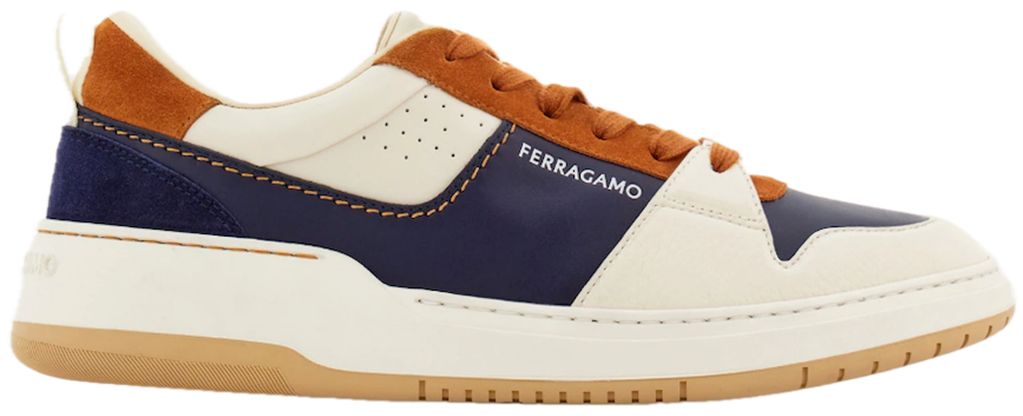 Giày Salvatore Ferragamo Suede Skate ‘Mascarpone’ 022376-774861
