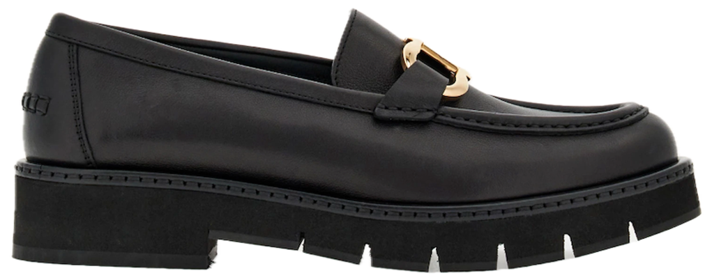 Giày Salvatore Ferragamo Moccasin Gancini Ornament ‘Black’ 01H682-769287
