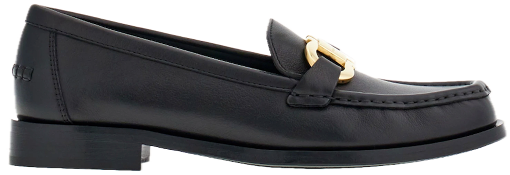 Giày Salvatore Ferragamo Moccasin Gancini Ornament ‘Black’ 01H704-769755