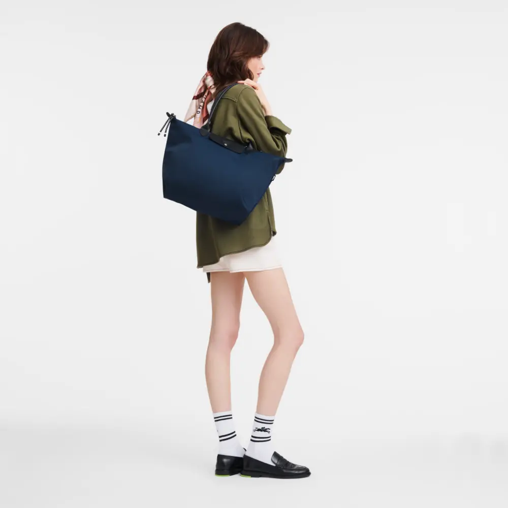 Alternative view of Túi Longchamp Le Pliage Collection L Tote Bag 'Navy' L1899HSR006