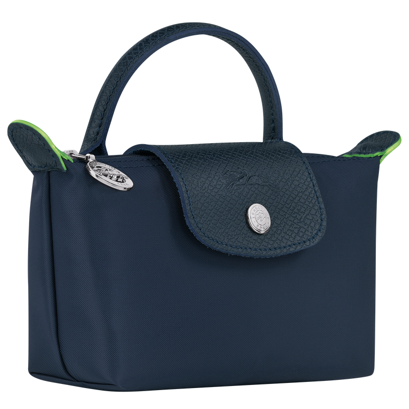 Túi Longchamp Le Pliage Green Pouch With Handle 'Navy' 34175919P68 - Ảnh 3