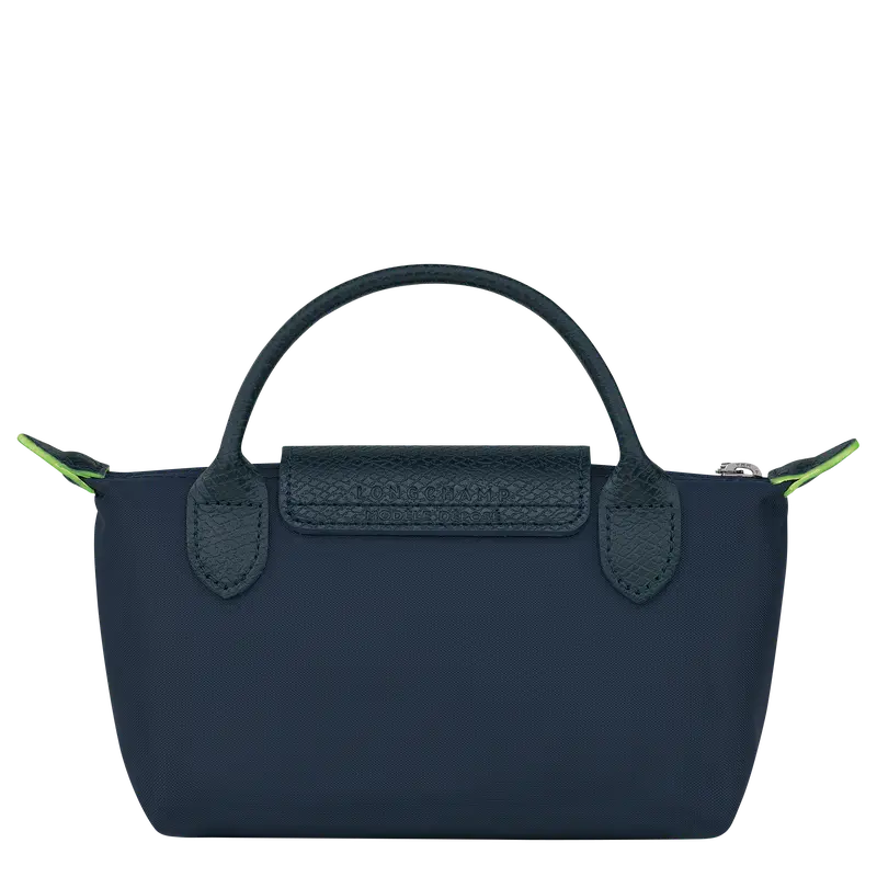 Túi Longchamp Le Pliage Green Pouch With Handle 'Navy' 34175919P68 - Ảnh 4