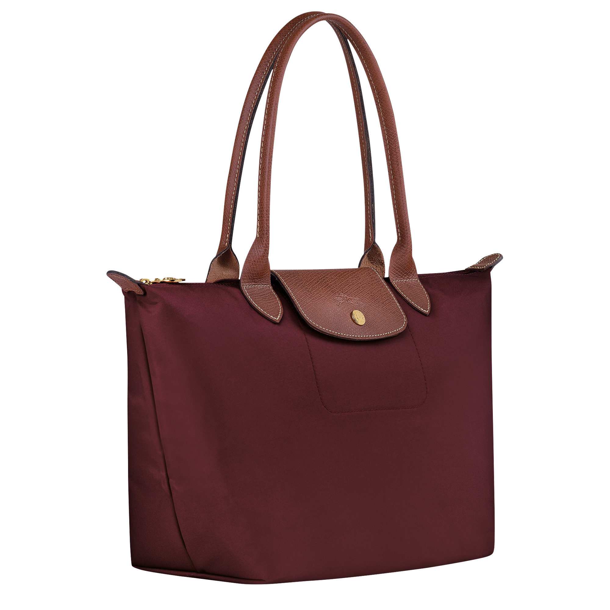 Túi Longchamp Le Pliage Original M Tote Bag 'Burgundy' L2605089P87 - Ảnh 3