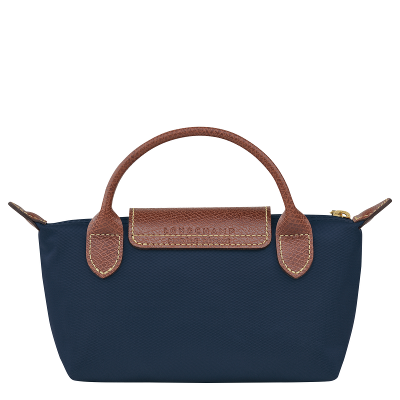 Túi Longchamp Le Pliage Original Pouch With Handle 'Navy' 34175089P68 - Ảnh 4