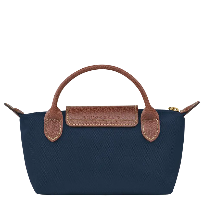 Túi Longchamp Le Pliage Original Pouch With Handle 'Navy' 34175089P68 - Ảnh 4