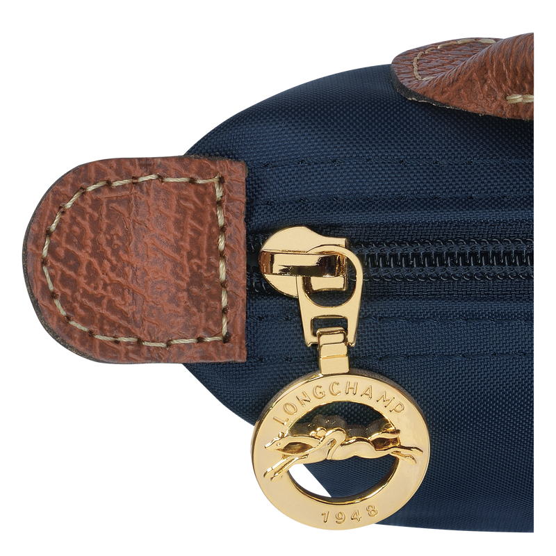Túi Longchamp Le Pliage Original Pouch With Handle 'Navy' 34175089P68 - Ảnh 5