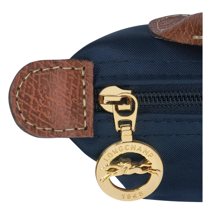 Túi Longchamp Le Pliage Original Pouch With Handle 'Navy' 34175089P68 - Ảnh 5