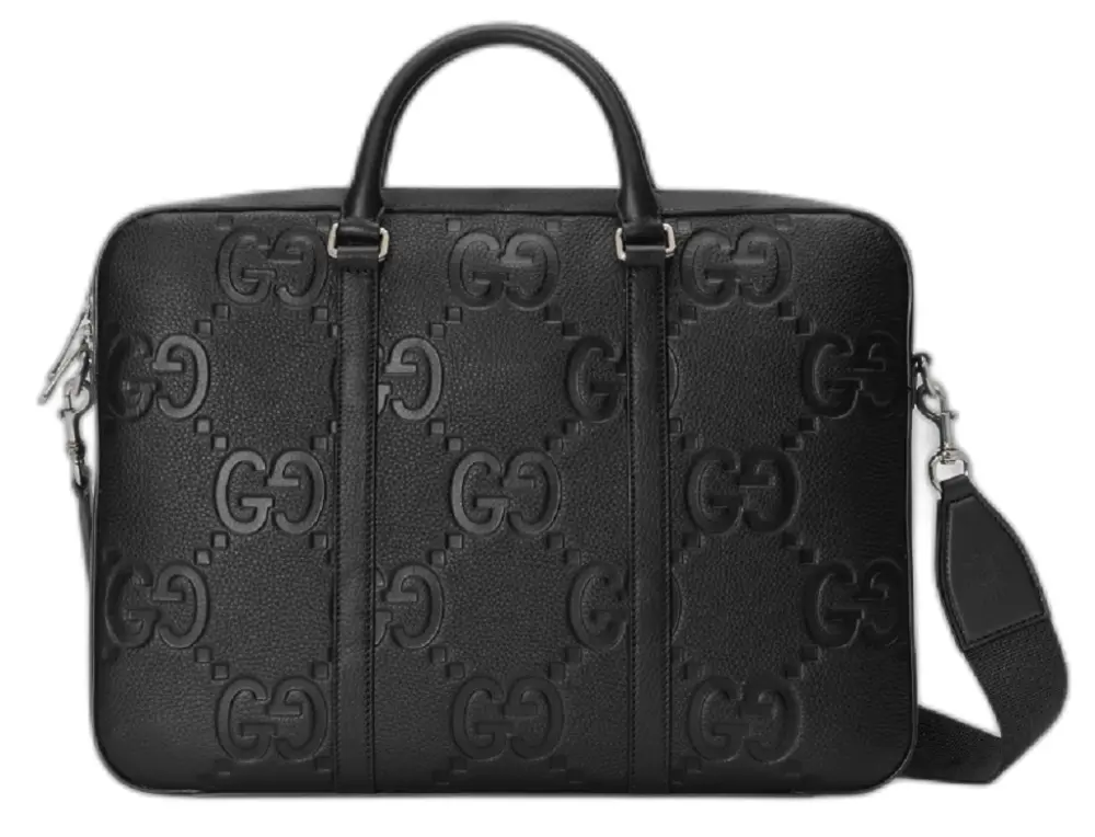 Túi Gucci Jumbo GG Briefcase ‘Black’ 658573-AABY7-1000