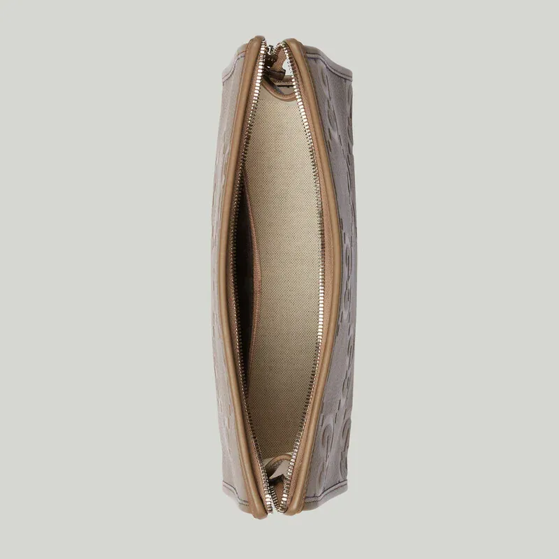 Túi Gucci Jumbo GG Pouch ‘Beige’ 739490-AABY0-2801 - Ảnh 3