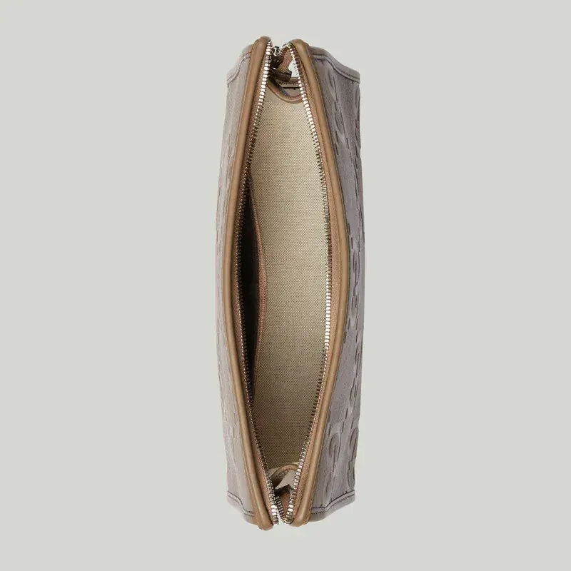 Túi Gucci Jumbo GG Pouch ‘Beige’ 739490-AABY0-2801 - Ảnh 3