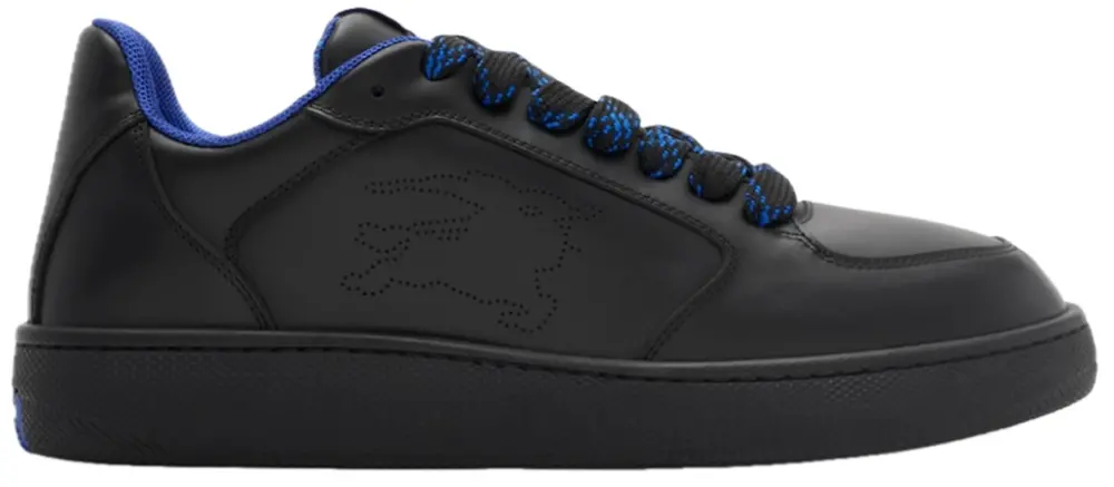 Giày Burberry Leather Stock Sneakers ‘Black’ 80956921