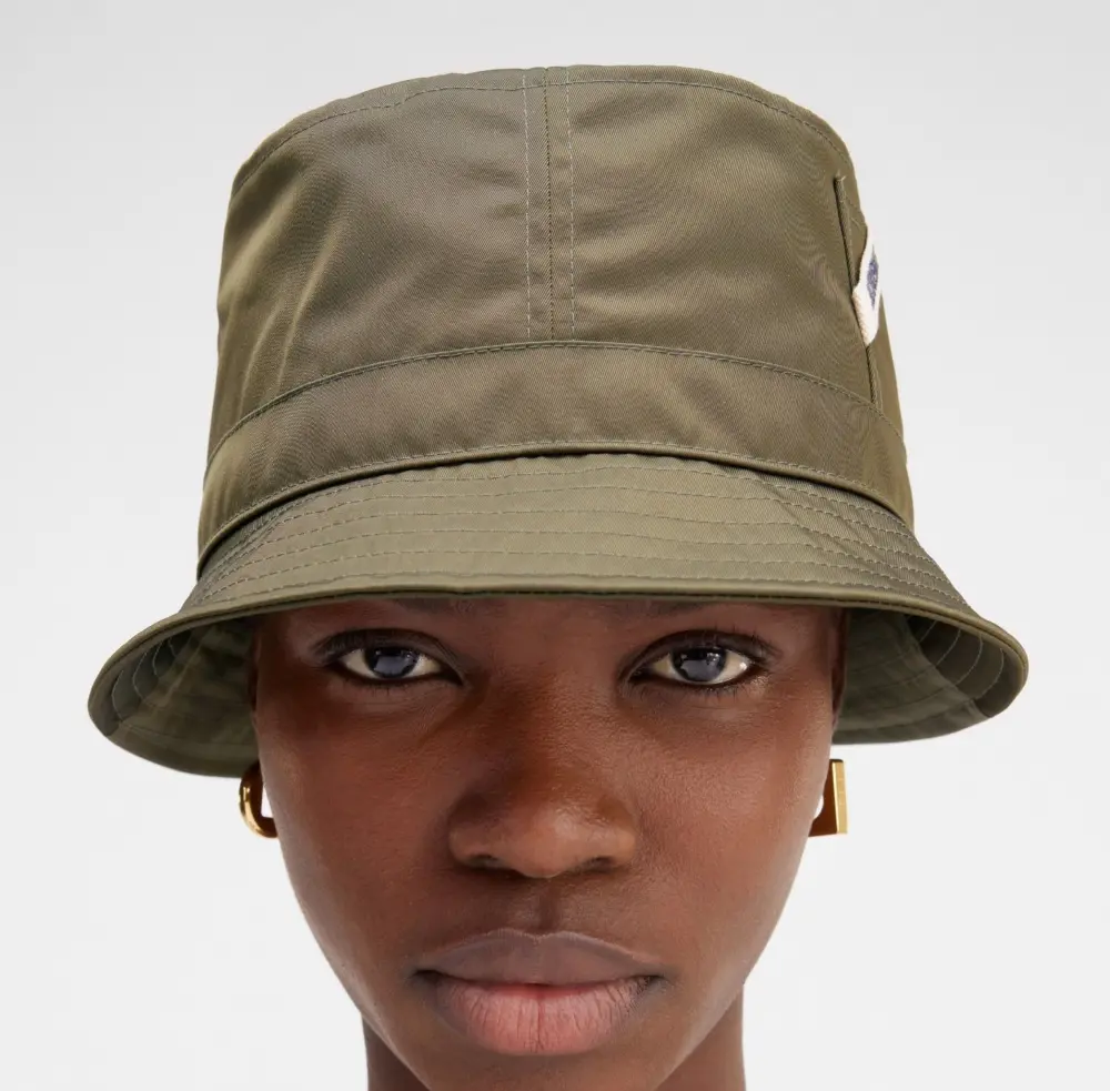 Mũ Jacquemus Ovalie Bucket Hat ‘Khaki’ 236AC587-3138-560 - Ảnh 3