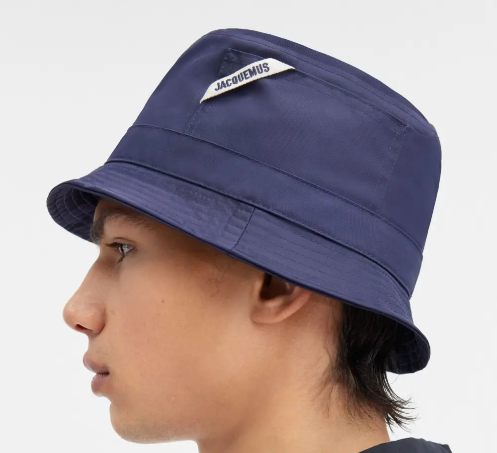Alternative view of Mũ Jacquemus Ovalie Bucket Hat ‘Navy’ 236AC587-3138-380