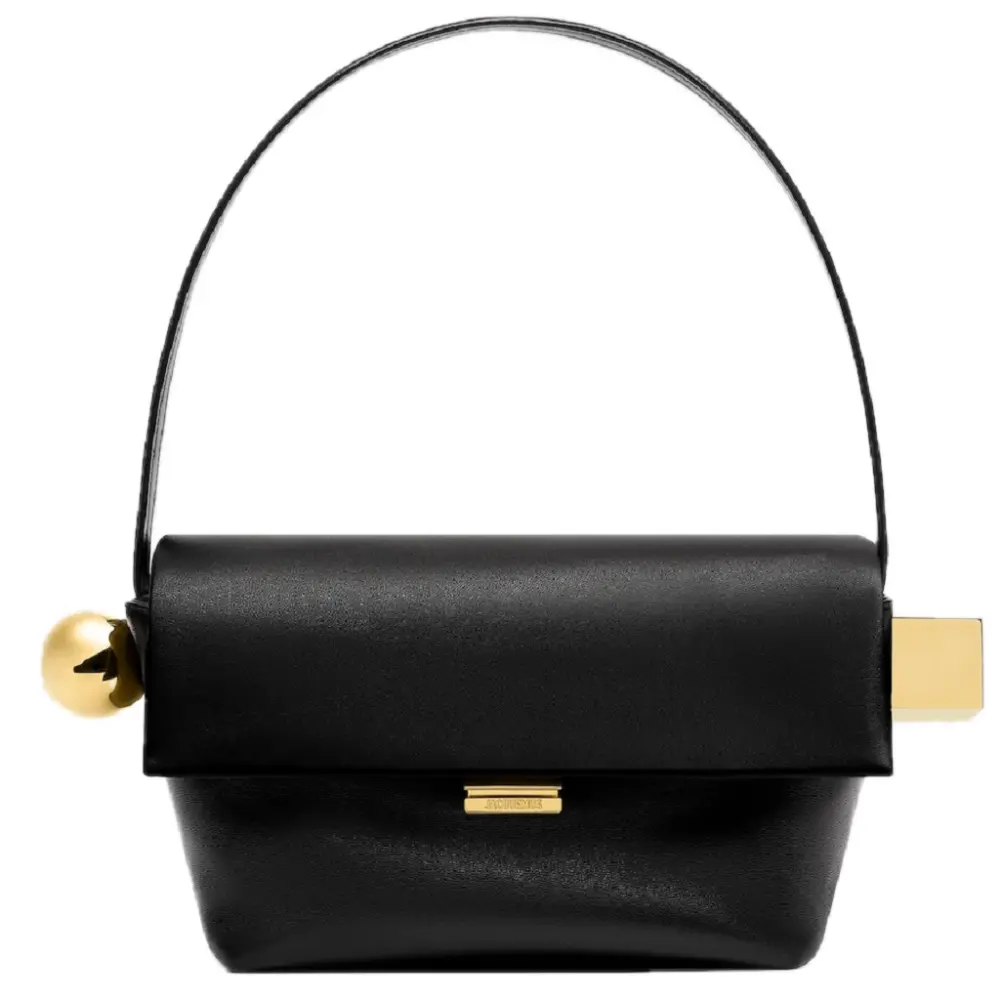 Túi Jacquemus The Rond Carré ‘Black’ 243BA383-3171-990