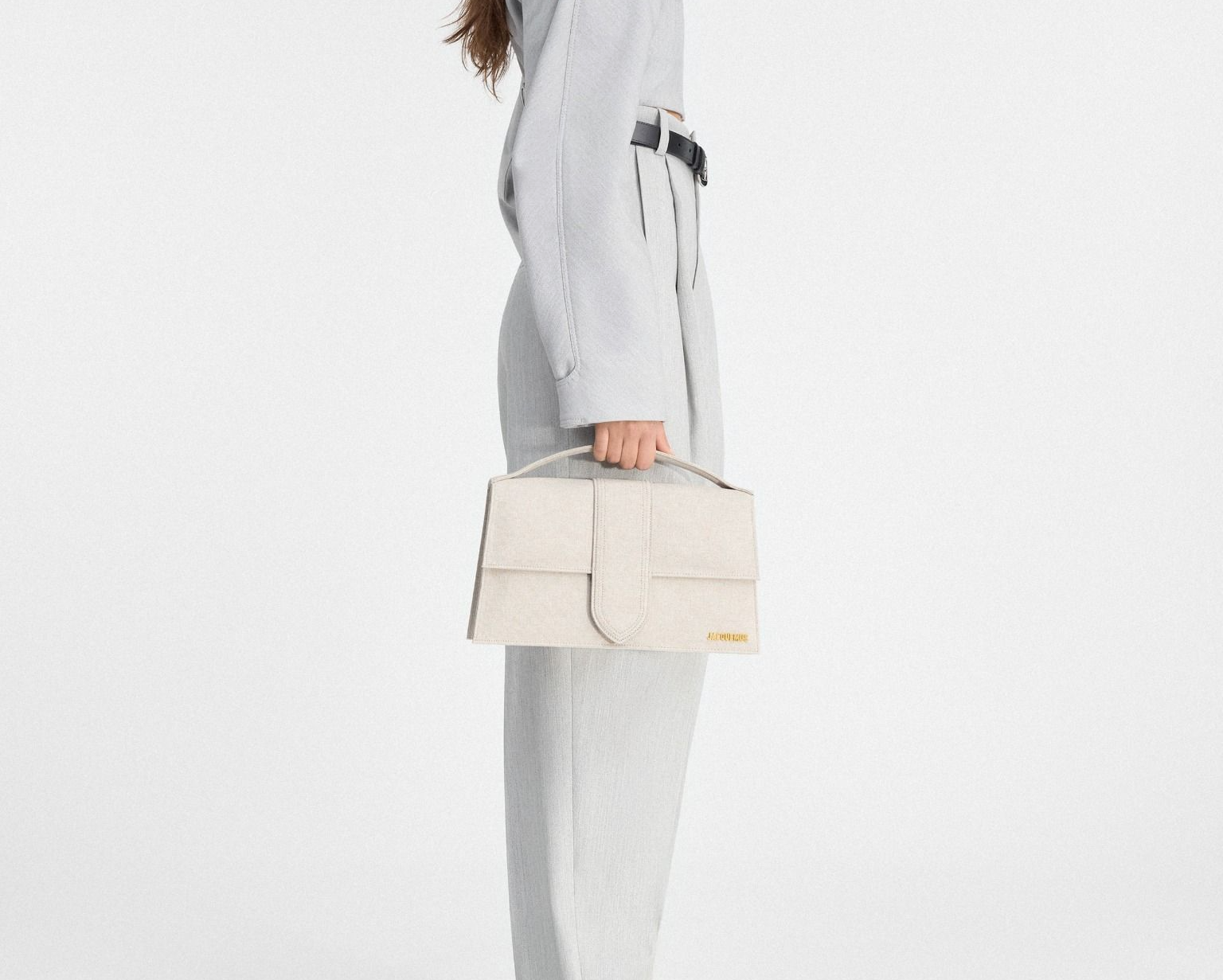 Túi Jacquemus The Bambinou ‘Greige’ 221BA014-3071-140 - Ảnh 2