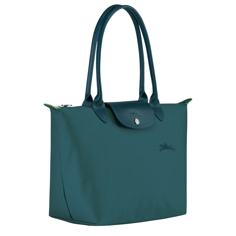Túi Longchamp Le Pliage Green M Tote Bag 'Peacock' L2605919P89 - Ảnh 3