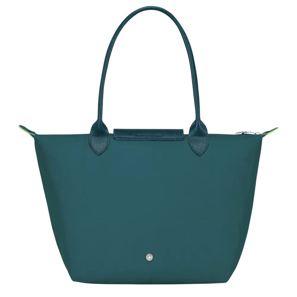 Túi Longchamp Le Pliage Green M Tote Bag 'Peacock' L2605919P89 - Ảnh 4