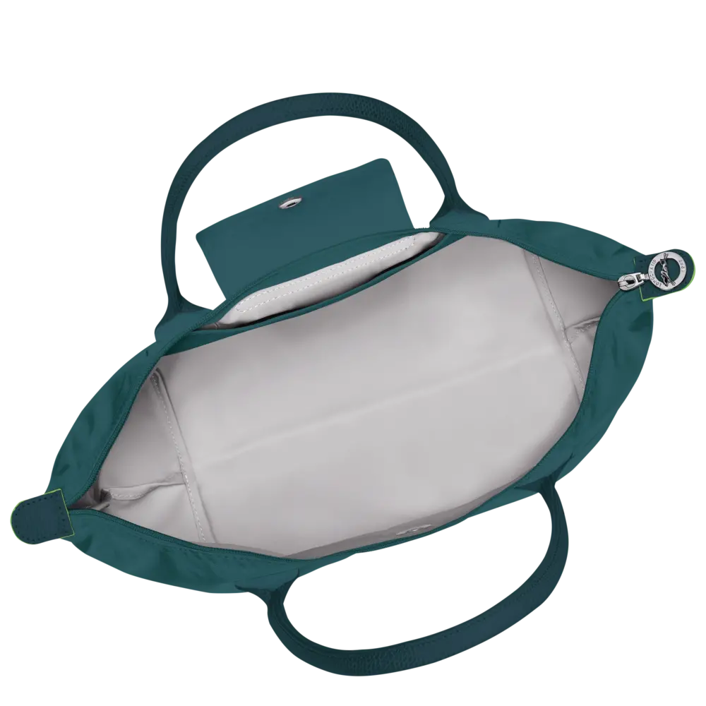 Túi Longchamp Le Pliage Green M Tote Bag 'Peacock' L2605919P89 - Ảnh 5