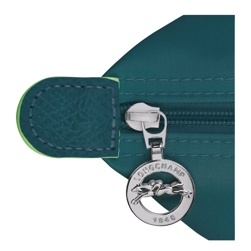 Túi Longchamp Le Pliage Green M Tote Bag 'Peacock' L2605919P89 - Ảnh 6