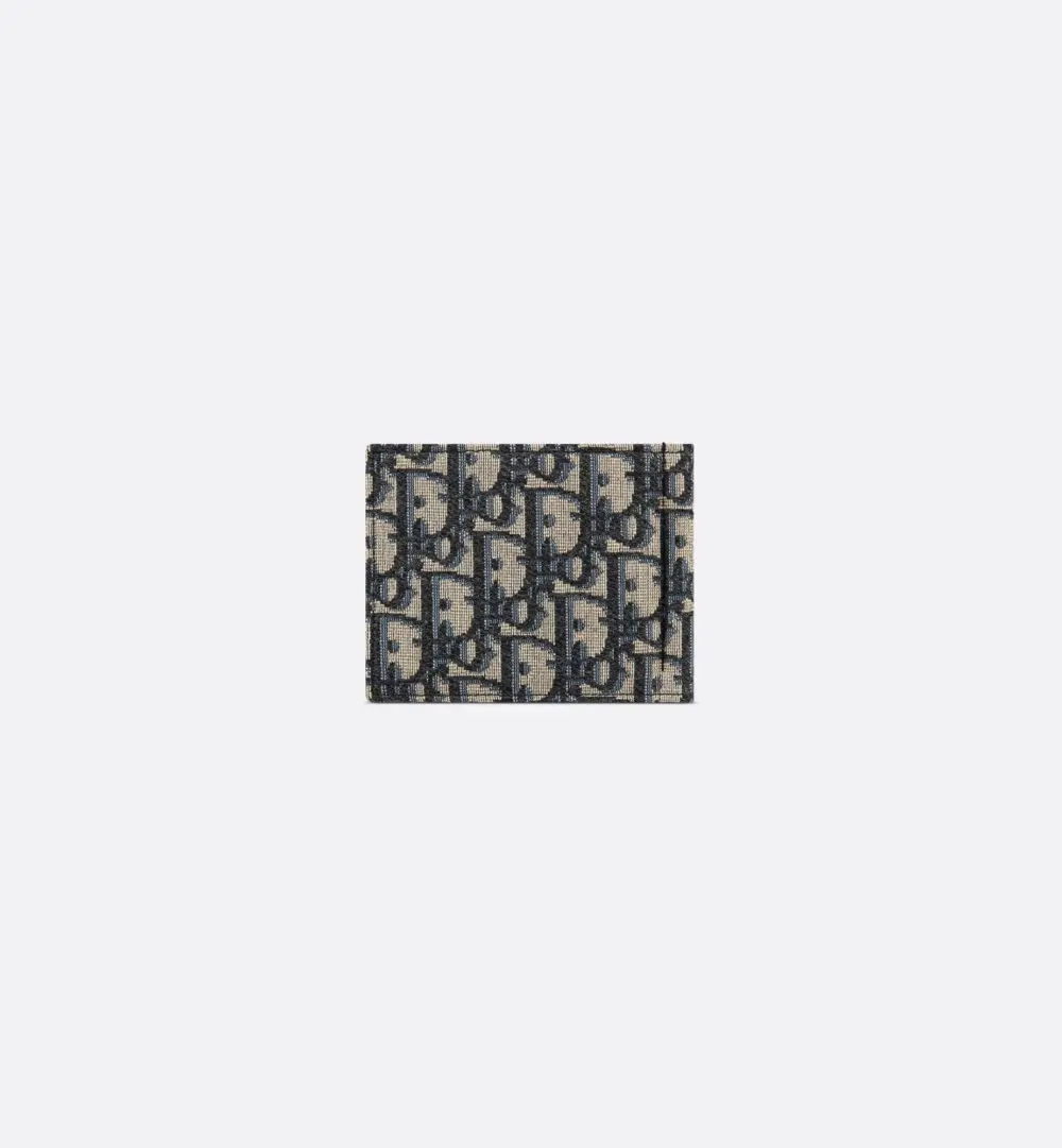 Ví Dior Wallet With Money Clip 'Beige Black' 2ESBH069YSE-H05E - Ảnh 3
