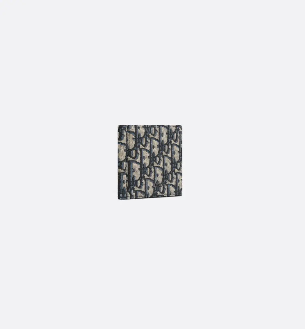 Ví Dior Wallet With Money Clip 'Beige Black' 2ESBH069YSE-H05E - Ảnh 4