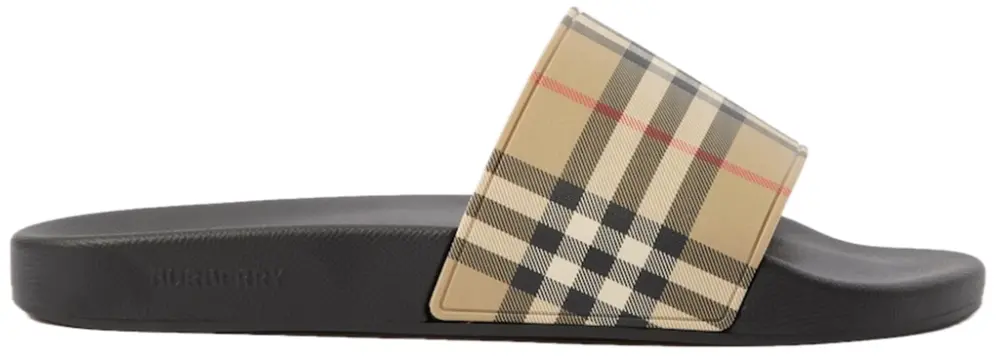 Dép Burberry Check Slides ‘Archive Beige’ 80569421