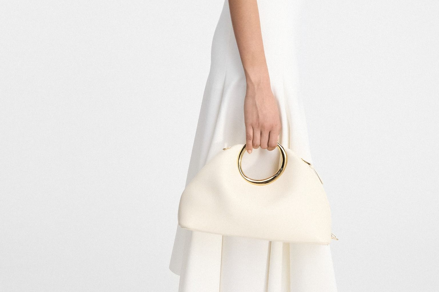 Alternative view of Túi Jacquemus The Calino ‘Ivory’ 241BA396-3171-115