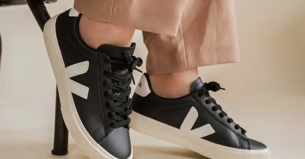 Giày Veja Campo Low Chromefree ‘Black White’ CP0501215 - Ảnh 4
