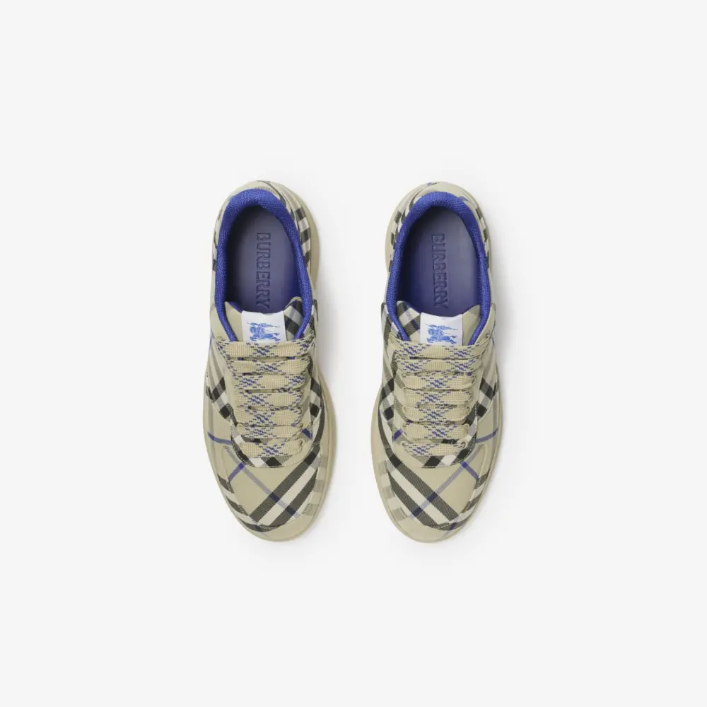 Giày Burberry Check Terrace Sneakers ‘Lichen’ 80952751 - Ảnh 3